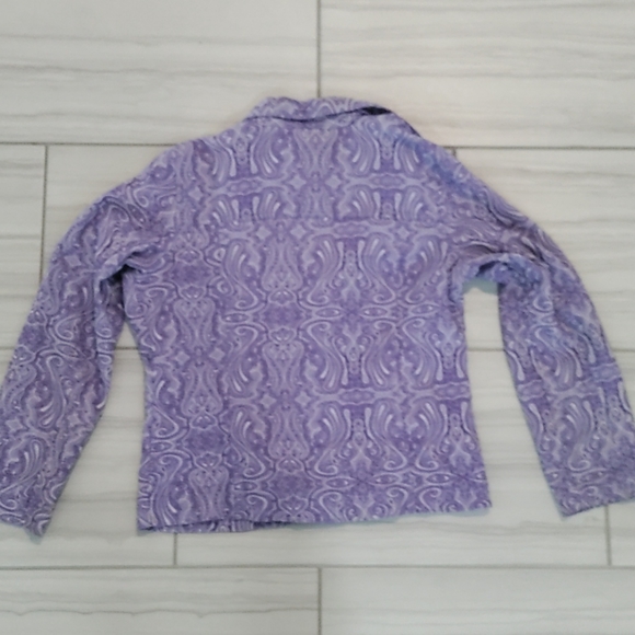 Purple Paisley Jacket XL - Picture 5 of 5